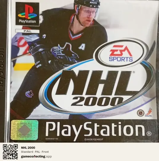 NHL 2000 PlayStation, PAL box front