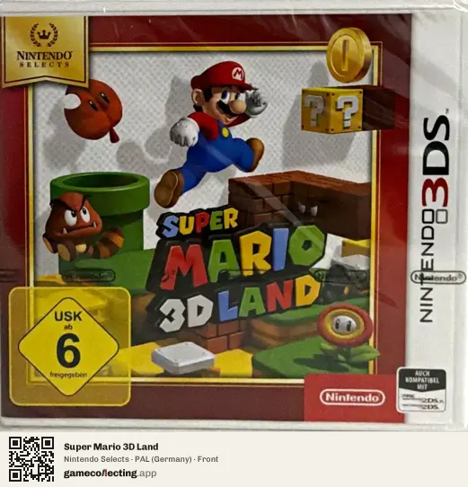 Super Mario 3D Land Nintendo 3DS, Germany box front