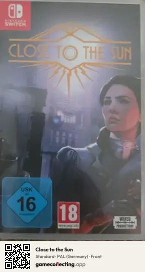 Close to the Sun Nintendo Switch, Germany box front