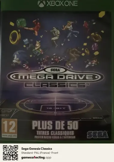 Sega Genesis Classics Xbox One, France box front
