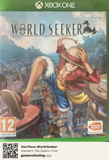 One Piece: World Seeker Xbox One, Spain box front