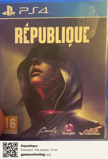République PlayStation 4, Spain box front