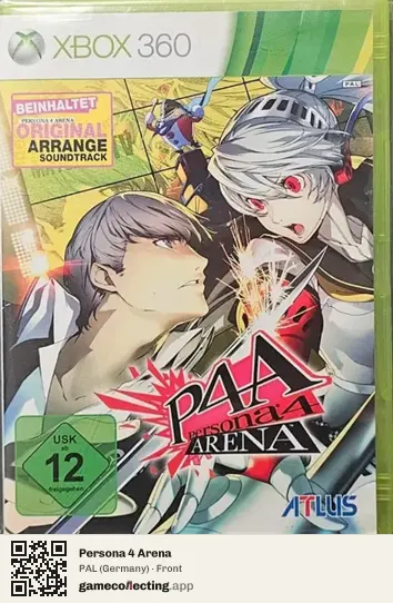 Persona 4 Arena Xbox 360, Germany box front