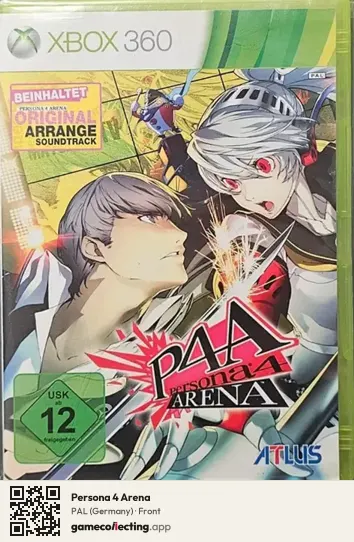 Persona 4 Arena Xbox 360, Germany box front