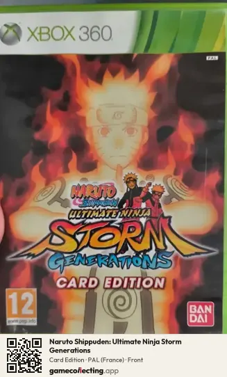Naruto Shippuden: Ultimate Ninja Storm Generations Xbox 360, France box front