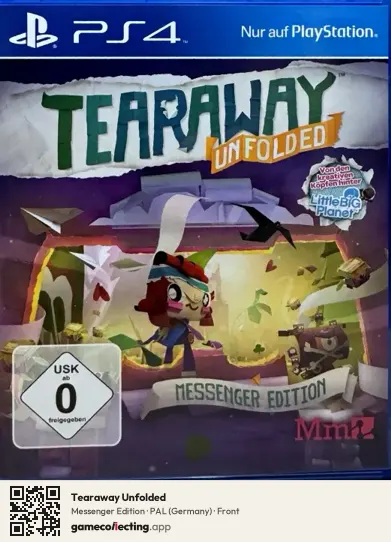 Tearaway Unfolded PlayStation 4, Germany box front