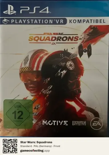 Star Wars: Squadrons PlayStation 4, Germany box front