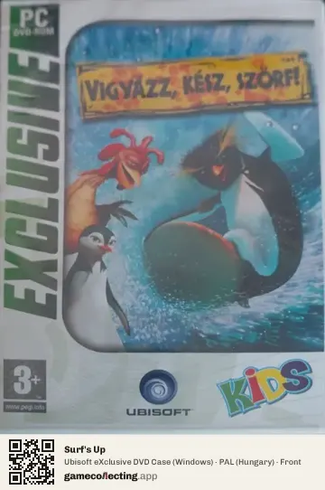 Surf's Up Computer, Hungary box front