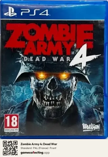 Zombie Army 4: Dead War PlayStation 4, France box front