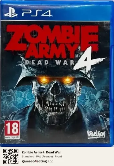 Zombie Army 4: Dead War PlayStation 4, France box front