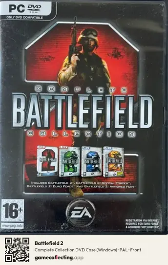 Battlefield 2 Computer, PAL box front