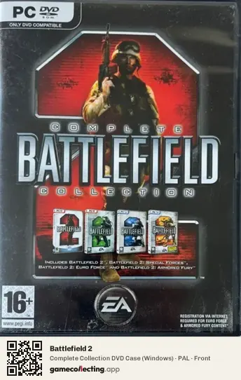 Battlefield 2 Computer, PAL box front