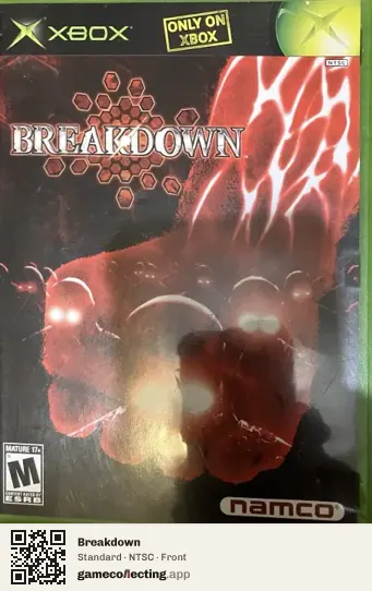 Breakdown Xbox, NTSC box front