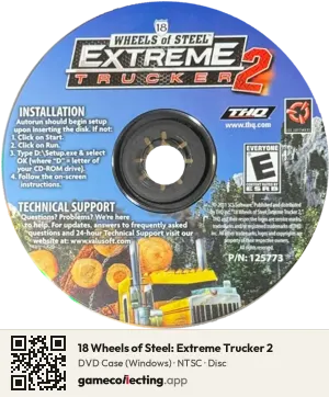 18 Wheels of Steel: Extreme Trucker 2 Computer, NTSC disc