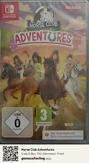 Horse Club Adventures Nintendo Switch, Germany box front