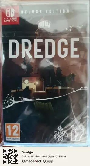 Dredge Nintendo Switch, Spain box front