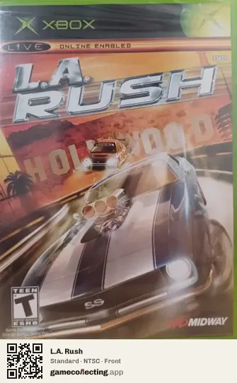 L.A. Rush Xbox, NTSC box front