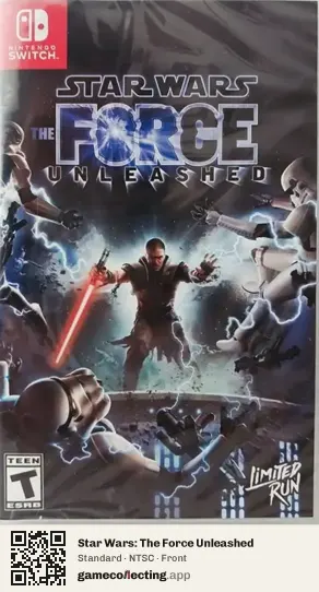 Star Wars: The Force Unleashed Nintendo Switch, NTSC box front