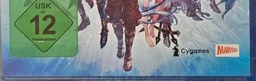 Granblue Fantasy: Versus, the USK square on its front