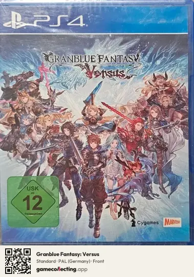 Granblue Fantasy: Versus PlayStation 4, Germany box front