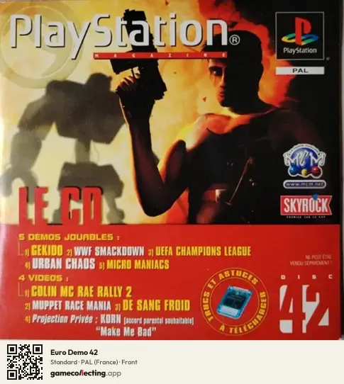 Euro Demo 42 PlayStation, France box front