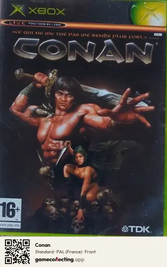 Conan Xbox, France box front