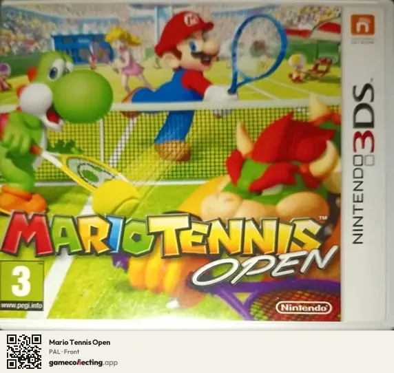 Mario Tennis Open Nintendo 3DS, PAL box front