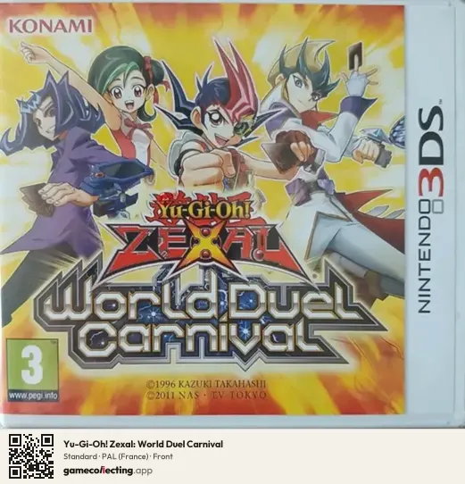 Yu-Gi-Oh! Zexal: World Duel Carnival Nintendo 3DS, France box front