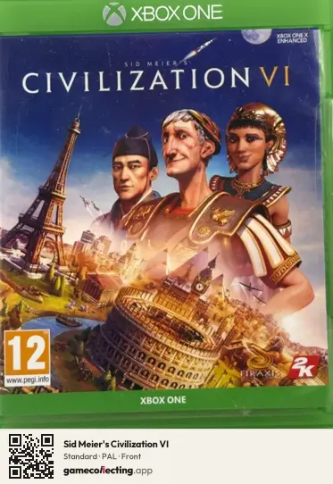 Sid Meier's Civilization VI Xbox One, PAL box front