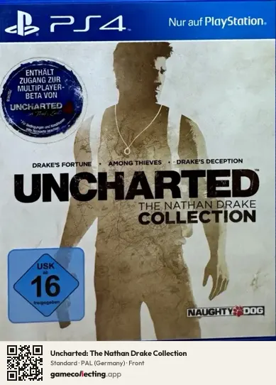 Uncharted: The Nathan Drake Collection PlayStation 4, Germany box front
