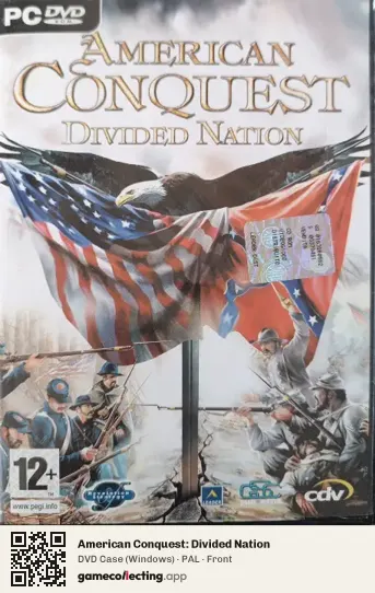 American Conquest: Divided Nation Computer, PAL box front
