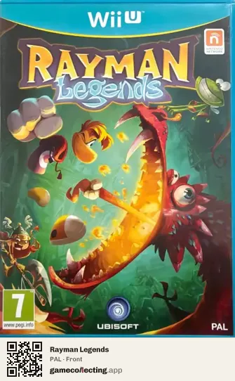 Rayman Legends Nintendo Wii U, PAL box front
