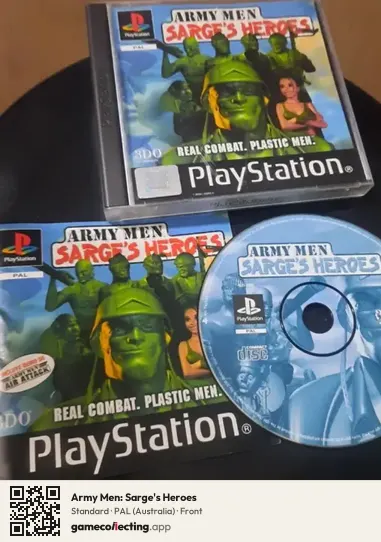 Army Men: Sarge's Heroes PlayStation, Australia box front