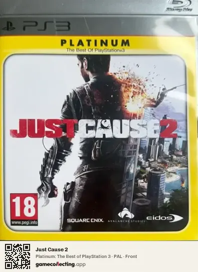 Just Cause 2 PlayStation 3, PAL box front