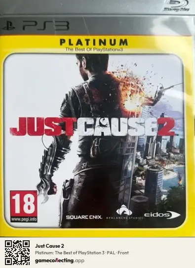 Just Cause 2 PlayStation 3, PAL box front