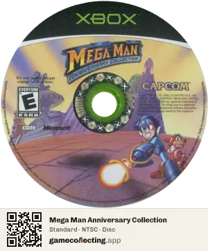 Mega Man Anniversary Collection Xbox, NTSC disc