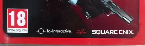 Hitman: Absolution, the PEGI square on its front