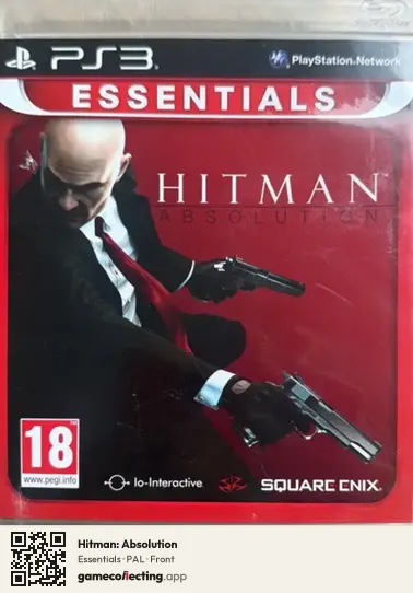 Hitman: Absolution PlayStation 3, PAL box front