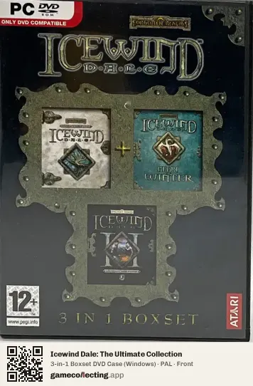 Icewind Dale: The Ultimate Collection Computer, PAL box front