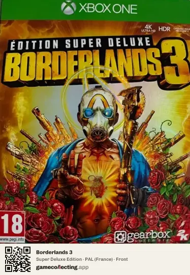 Borderlands 3 Xbox One, France box front