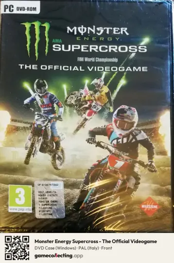 Monster Energy Supercross - The Official Videogame Computer, Italy box front