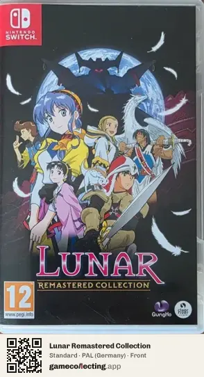 Lunar Remastered Collection Nintendo Switch, Germany box front