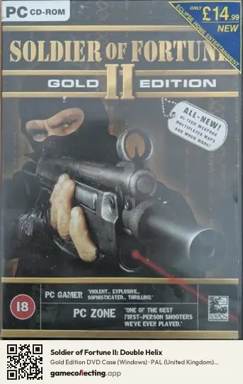 Soldier of Fortune II: Double Helix Computer, United Kingdom box front