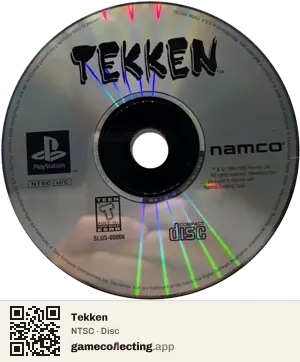 Tekken PlayStation, NTSC disc