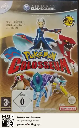 Pokémon Colosseum Nintendo GameCube, Germany box front