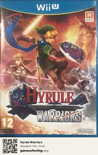 Hyrule Warriors Nintendo Wii U, PAL box front