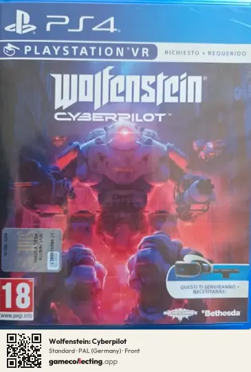 Wolfenstein: Cyberpilot PlayStation 4, Germany box front