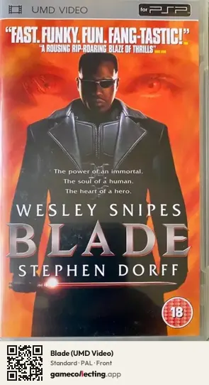 Blade (UMD Video) PlayStation Portable, PAL box front