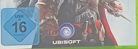 Assassin's Creed: Revelations, the USK square on its front