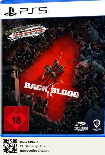 Back 4 Blood PlayStation 5, Germany box front